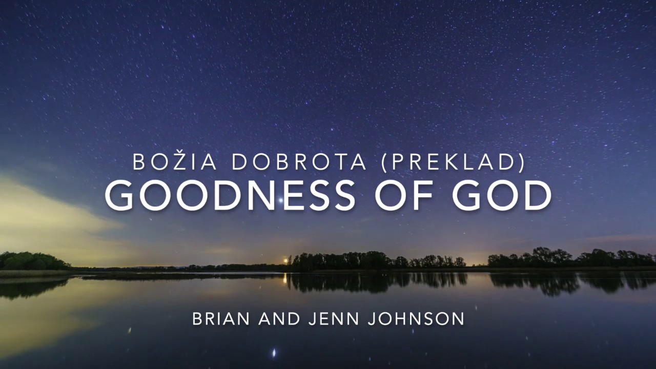 Goodness of God  (Slovak cover)_Božia dobrota (preklad)
