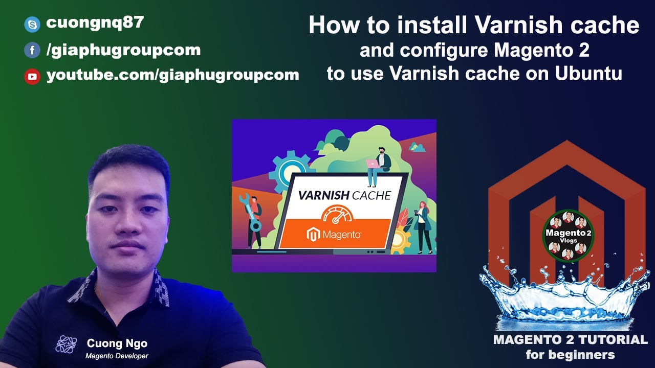 How to install Varnish cache and configure Magento 2 to use Varnish cache on Ubuntu