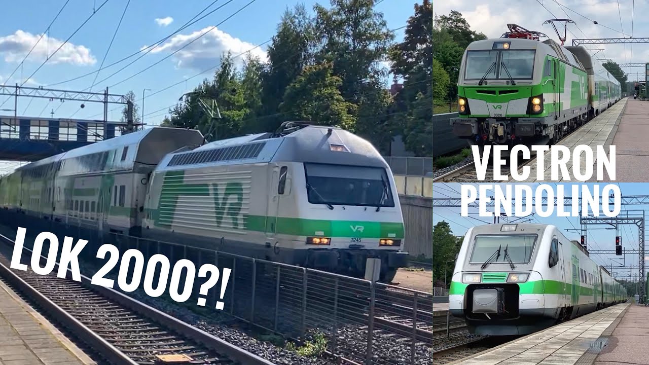 Schnelle Züge - Viele Züge: Die finnische Eisenbahn-Szene in den Vororten Helsinkis