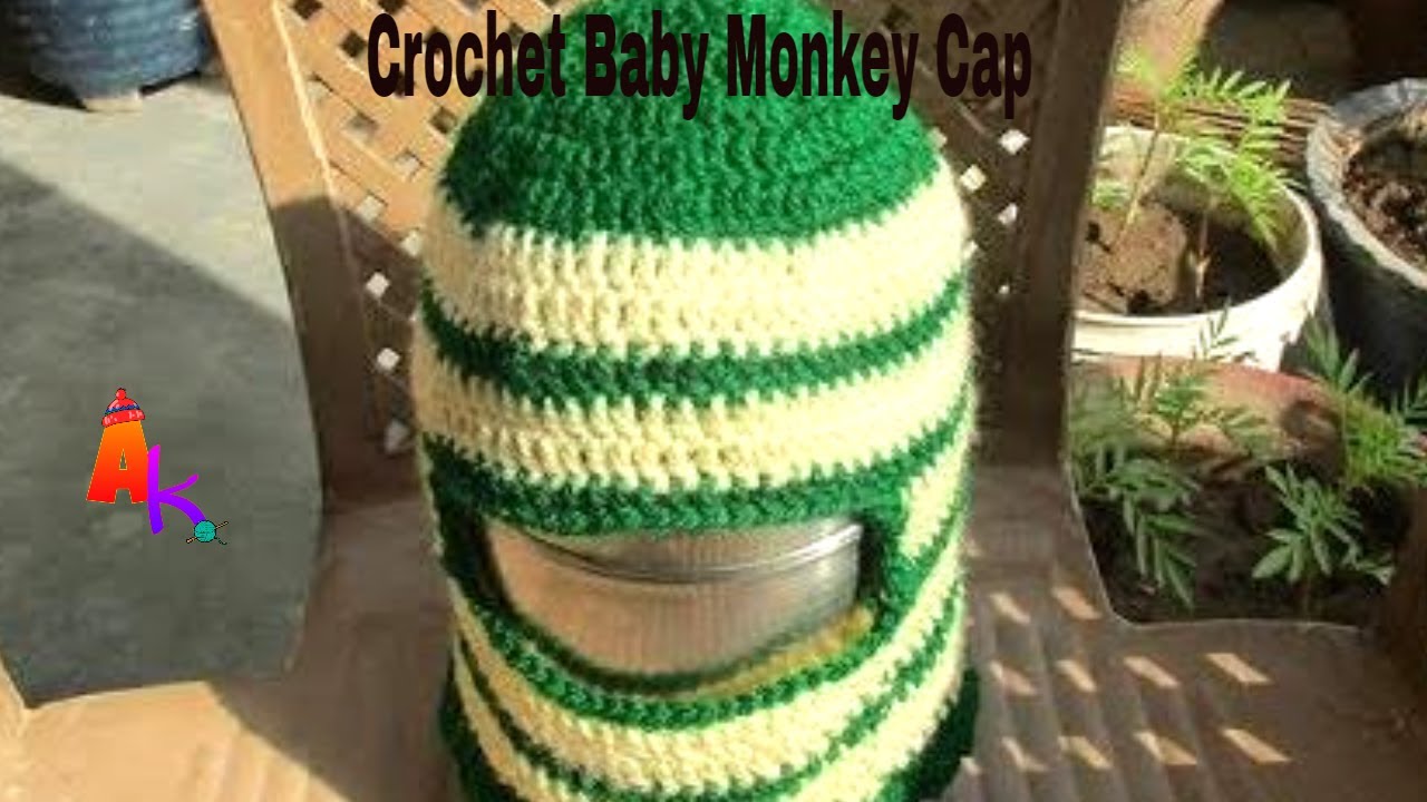 Crochet Baby Cap/Monkey cap Hindi