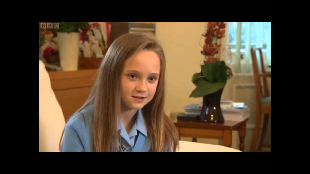 Isabelle Allen   South East Today 22 11 2012   Les Miserables Film