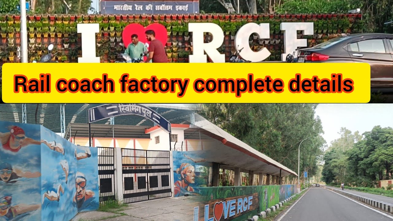 Rail coach factory(RCF)kapurthala/rcf facility/swimming pool/lake/boating/party hall/gym/yoga hall