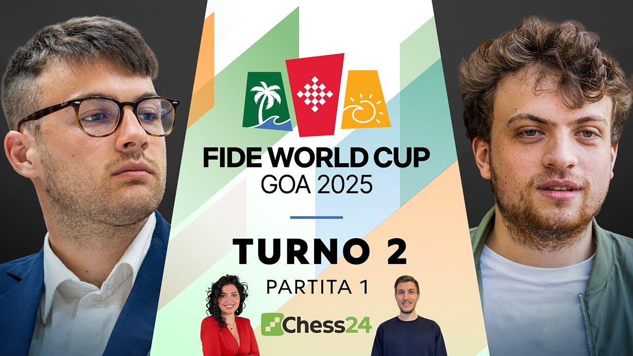 🚨 LORENZO LODICI vs HANS NIEMANN | FIDE World Cup 2025 | Turno 2 - Partita 1