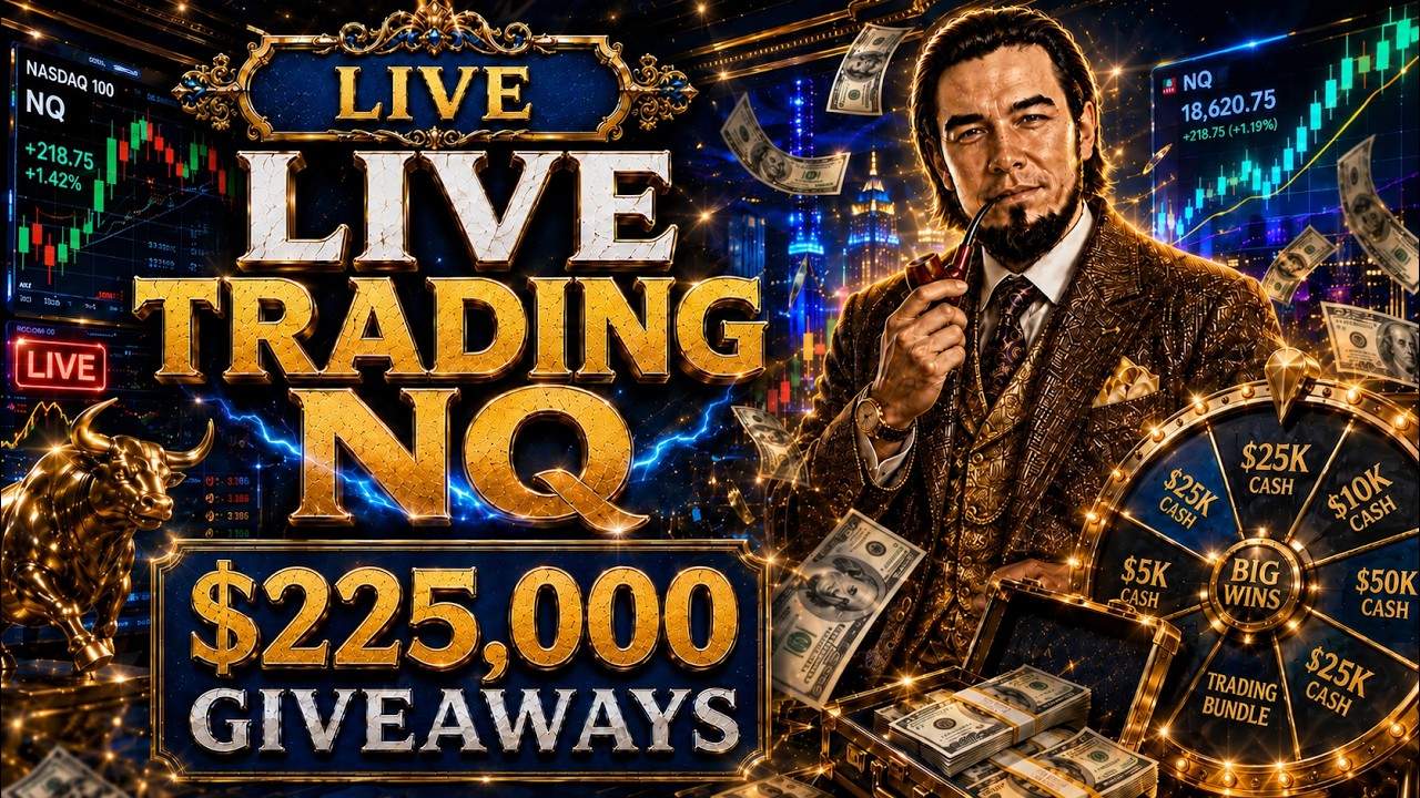 Live Trading NQ & $225,000 Prop Firms Giveaways - @LiveTrading Lucid+TOF+DayTrading-NQFutures
