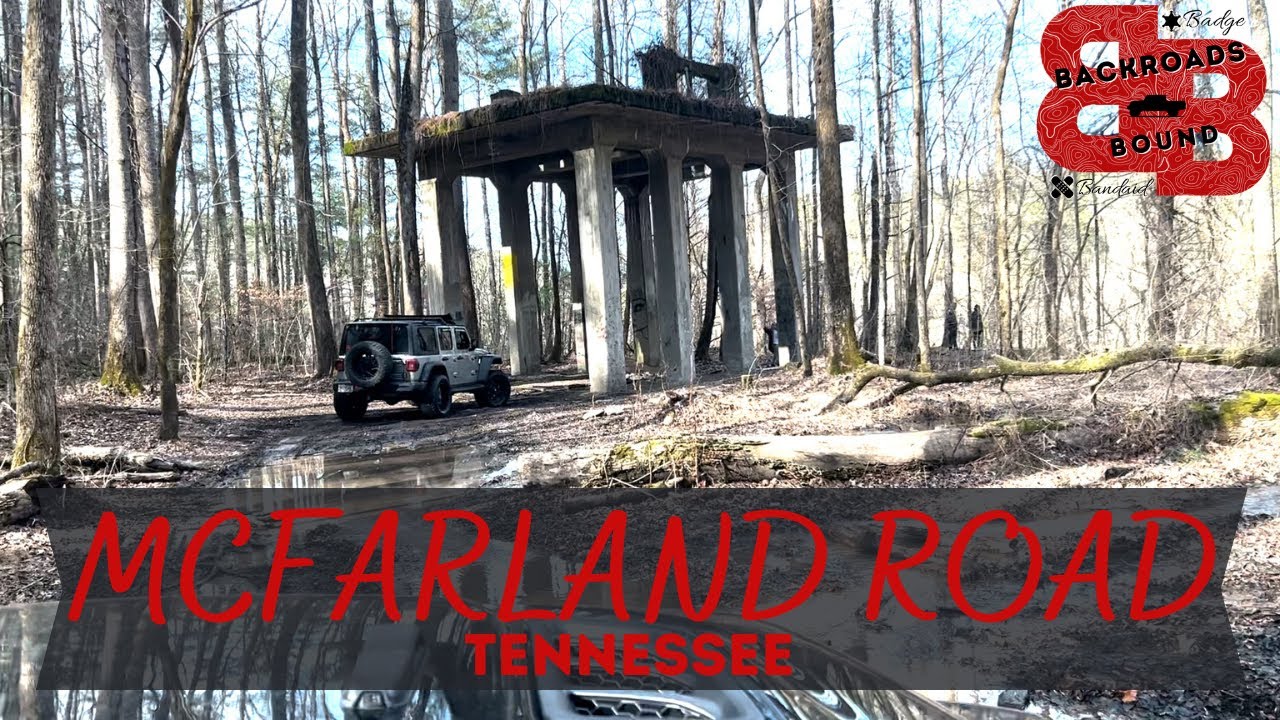McFarland Road Trail in Tennessee- Remnants of an abandoned town, cement factory & spillway!