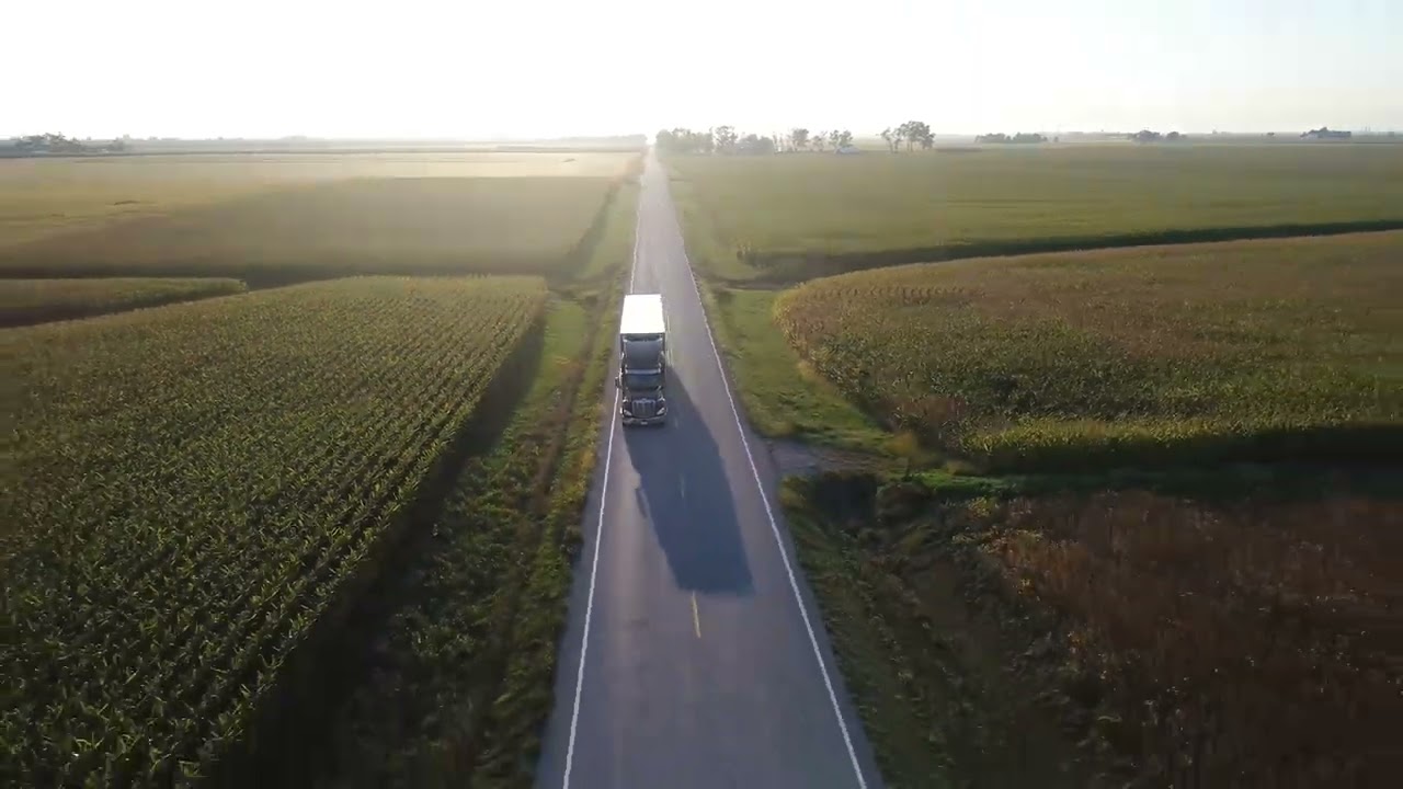 Drone Truck Footage