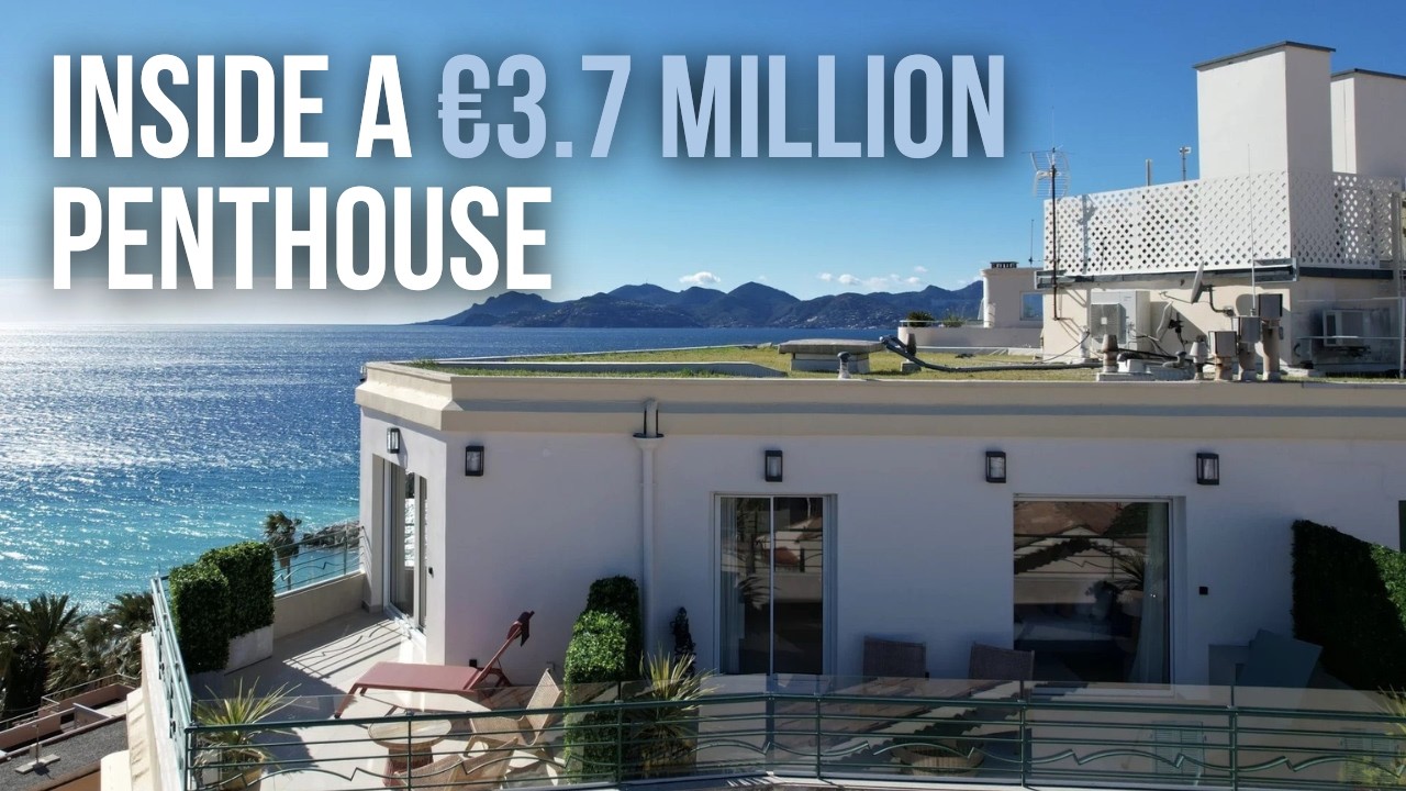 Inside a €3.7 Million Penthouse Apartment in France | International Property Tour