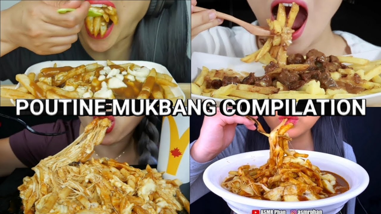 Poutine Mukbang Compilation