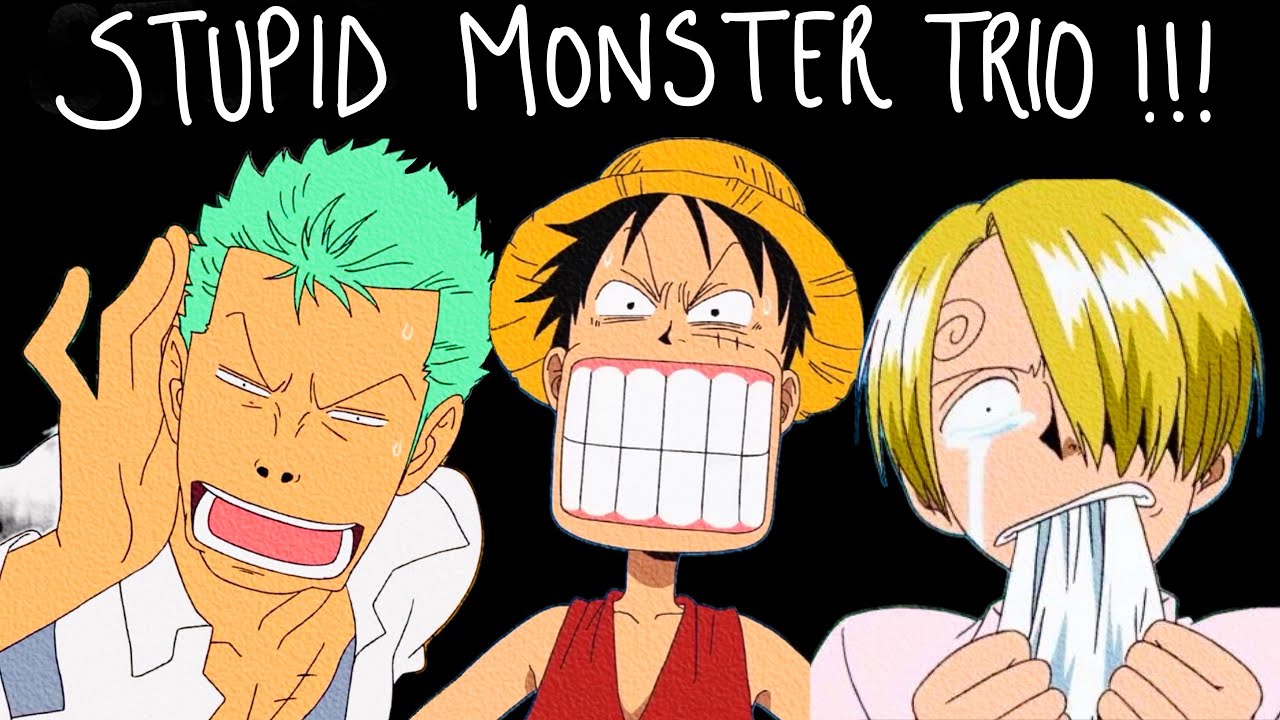 Luffy x zoro x sanji 🤣🤣 being so stupid ✨ #onepiece #vedio #luffy #roronoazoro #funnymoments #sanji