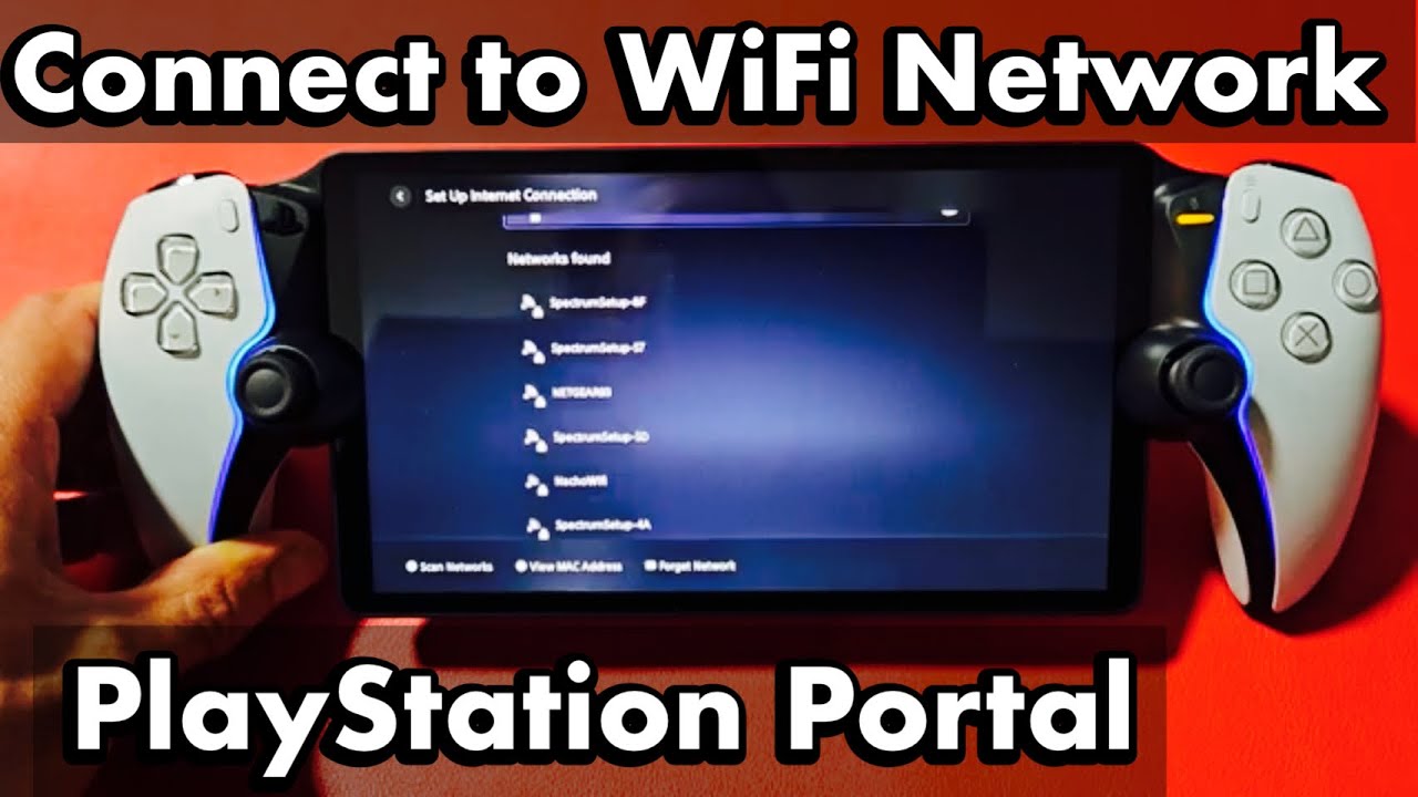 PlayStation Portal: How to Connect to WiFi Internet Network