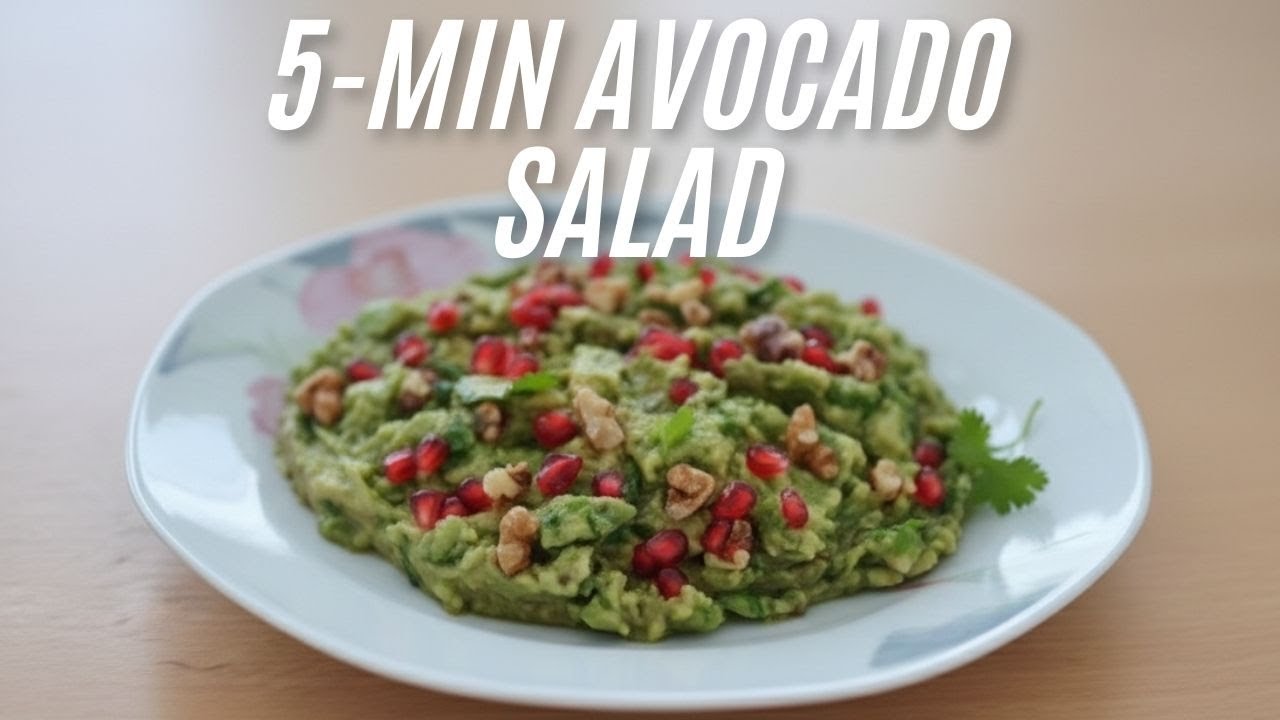 Avocado Apple Walnut Salad | Fresh, Vegan & Gluten-Free