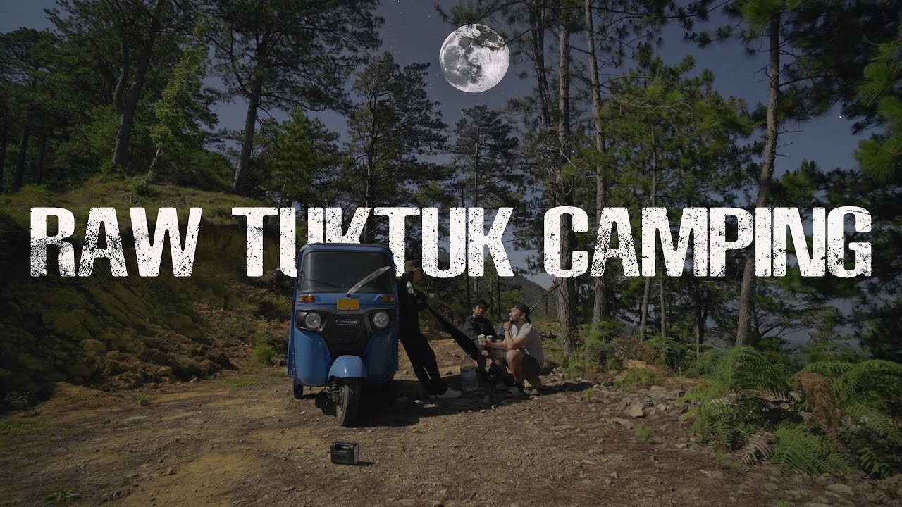 Raw TUKTUK CAMPING at 2,220 Meters Above Sea Level | CAMP and HIKE at MT. UGO
