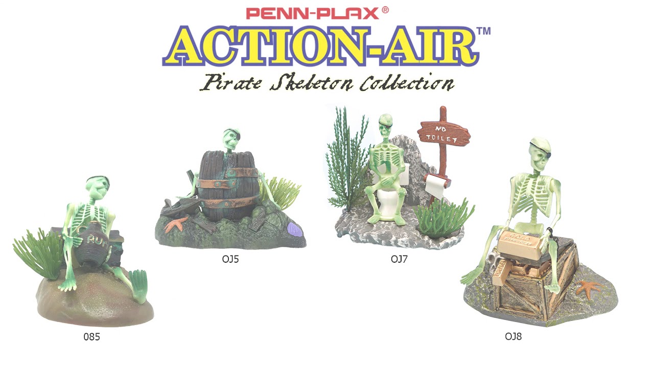 Penn-Plax Action Air Skeleton Ornaments