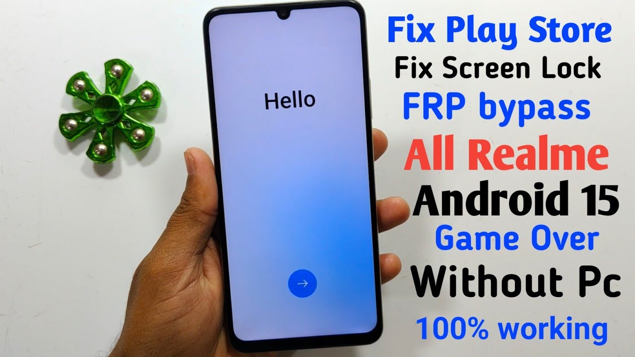 Fix Play Store ✓ Fix Screen Lock 🔐 All Realme Android 15 Without Pc 🆕 Method 2026 Realme FRP Forgot 