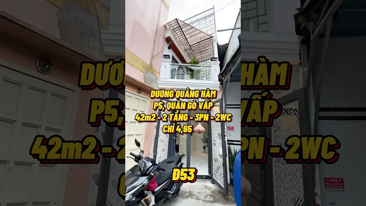 Siu phẩm cute tại G&ograve; Vấp gi&aacute; cực mềm #daidainhadep #nhadepgovap #batdongsan #home #nhadep