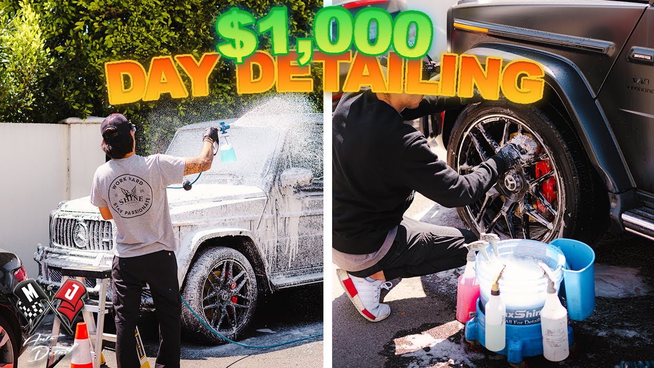 $1,000 A DAY DETAILING? | MJDETAIL