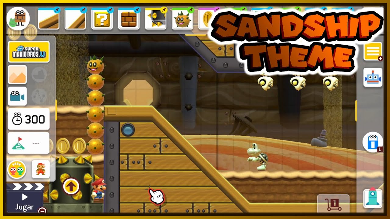 Тема «Песчаный корабль» | Моды для Super Mario Maker 2