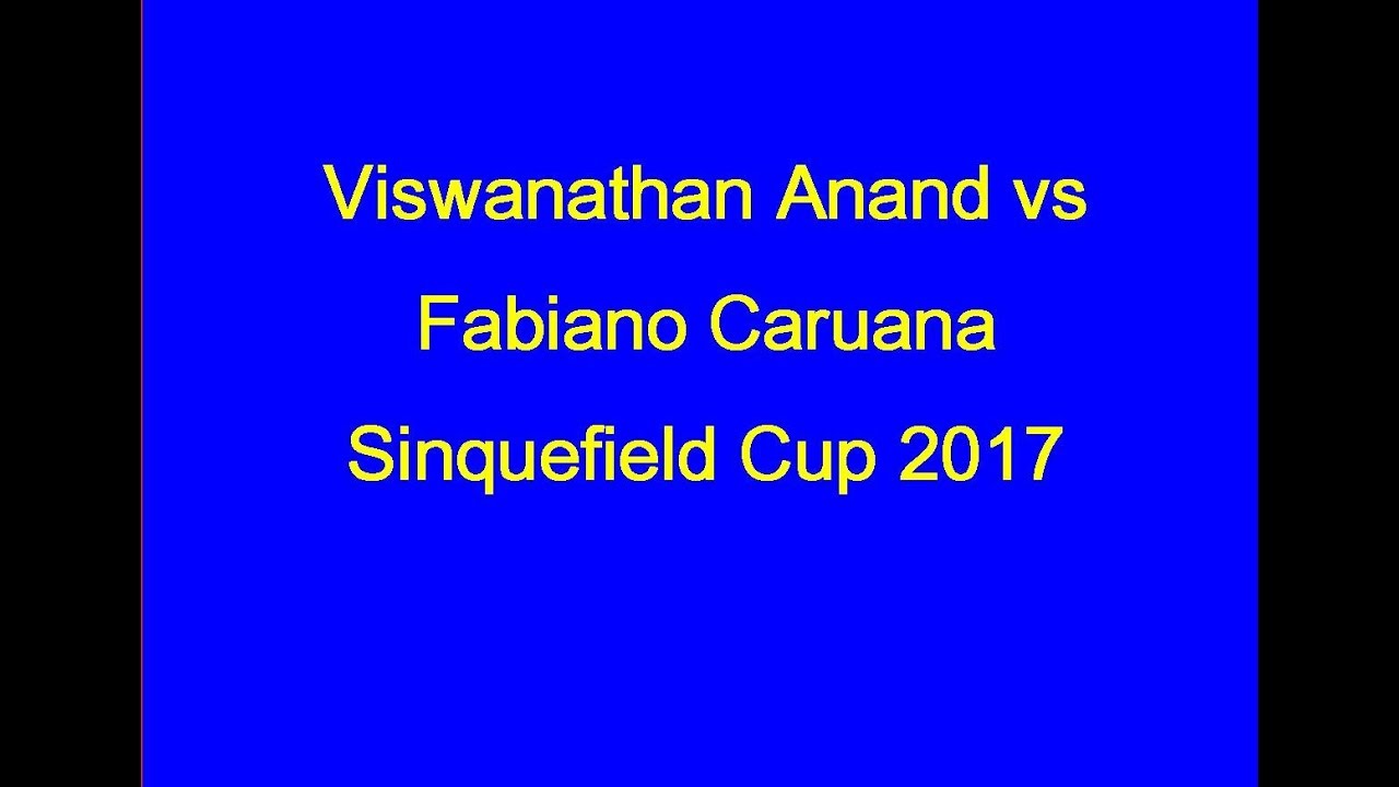 Viswanathan Anand vs Fabiano Caruana: Sinquefield Cup 2017