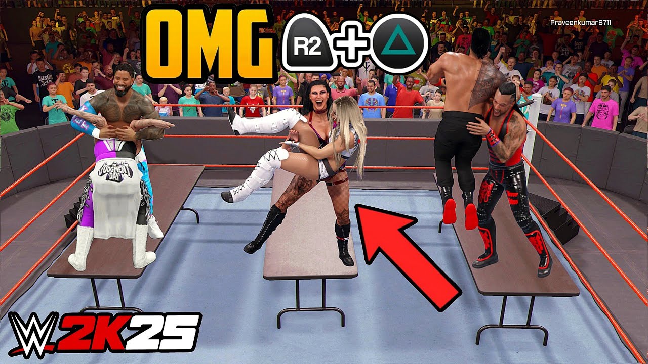 Лучшие моменты в WWE 2K25!!!