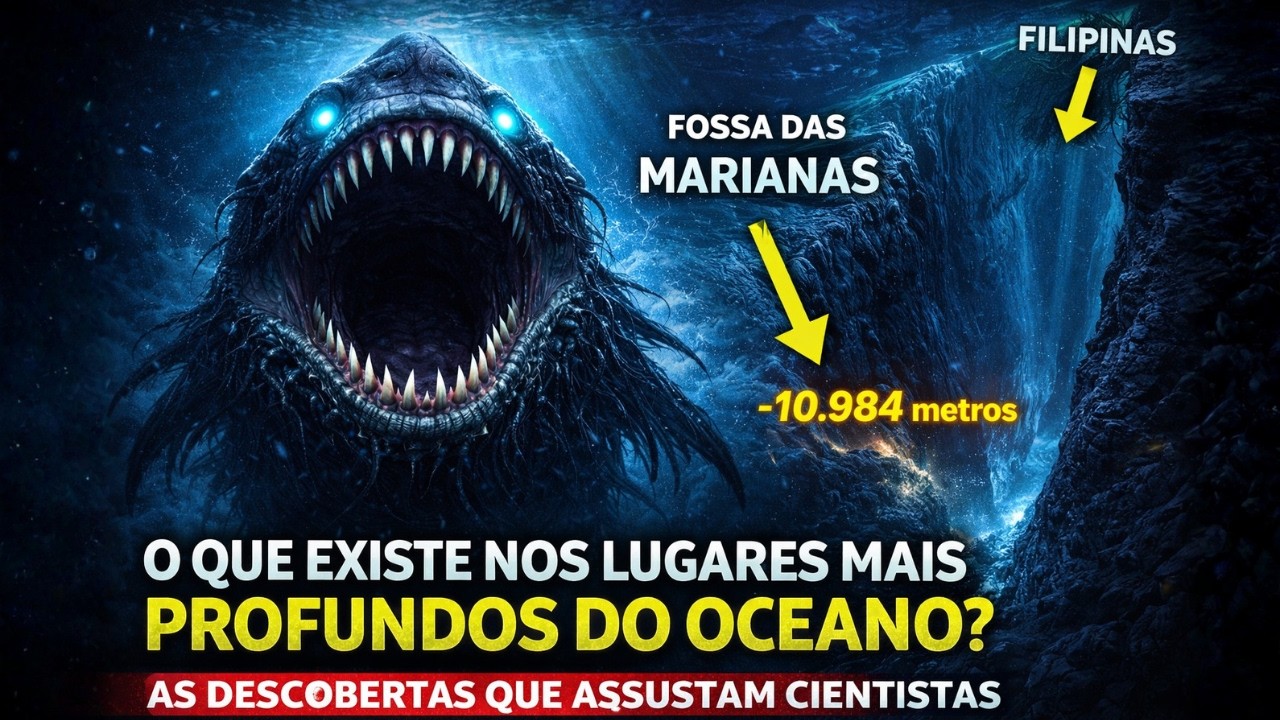 O Que Existe Nos Lugares Mais Profundos do Oceano? As Descobertas Que Assustam Cientistas