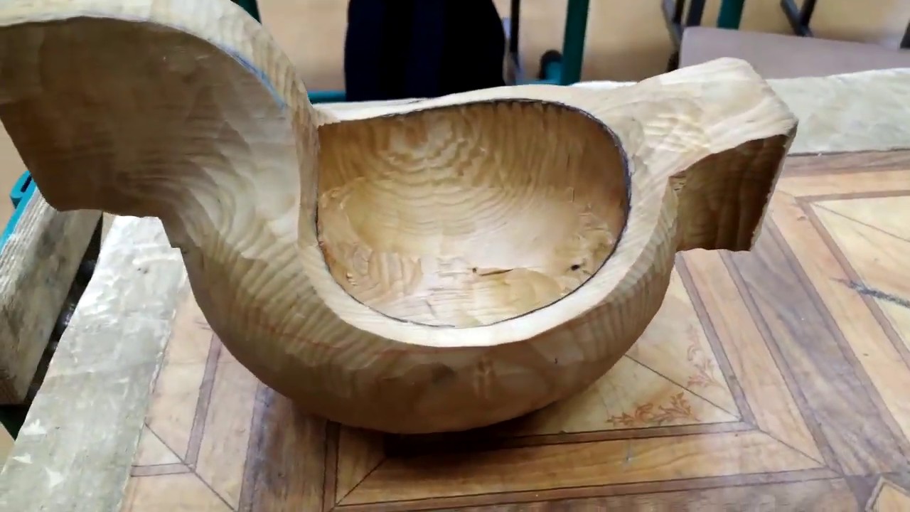 Wood carving.Traditions of the Russian North.Изготовление ковша-скопкаря#резьбаподереву#woodcarving#