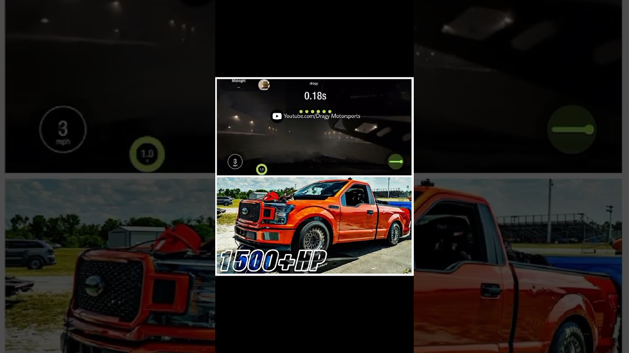 1500+HP 2018 Ford F150 Pick Up with 5.0L Coyote Engine Twin Turbo from 0-130 mph😱💪🏽🚀 #nyce1s #ca