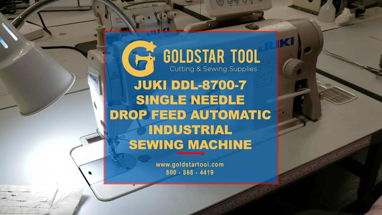 Демонстрация продукции - Juki DDL-8700-7 - Goldstartool.com - 800-868-4419
