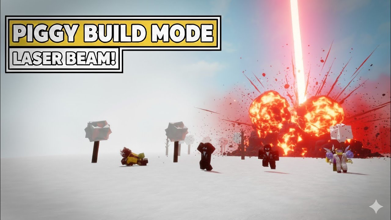 Making an Orbital Laser Cannon in Piggy Build Mode 