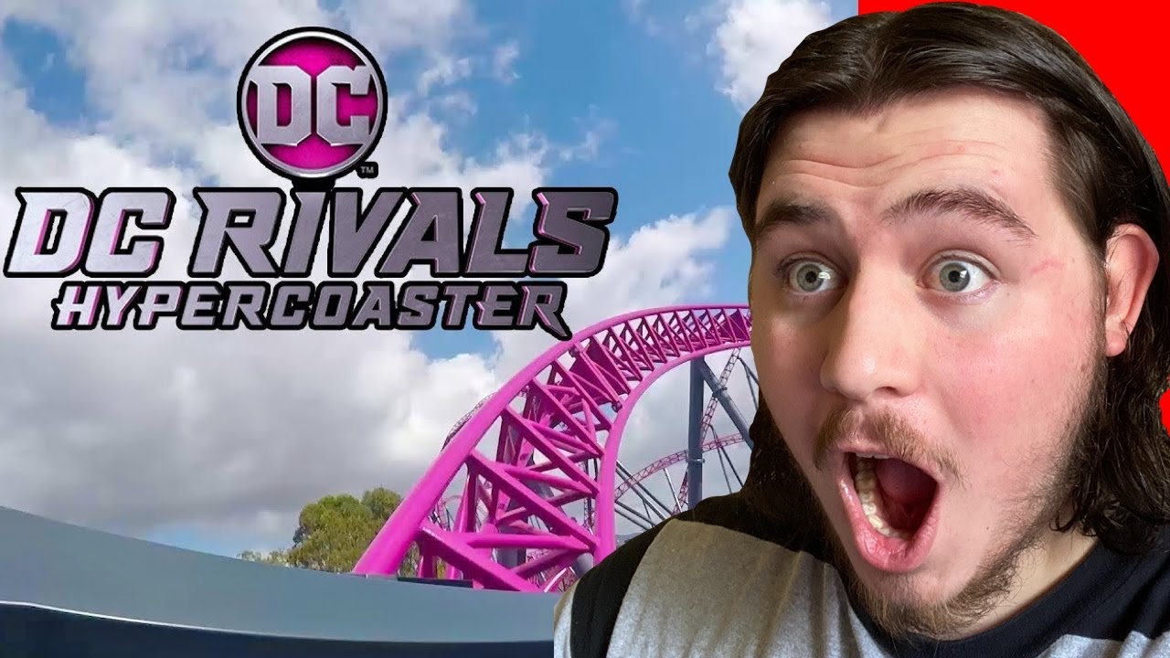 DC Rivals Roller Coaster POV!