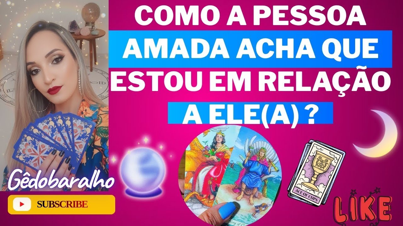 💥💘COMO A PESSOA AMADA ACHA QUE ESTOU EM RELAÇÃO A ELE(A) ? 💭🌕 #taro #amor COMO ESTÁ ME VENDO HOJE ! 