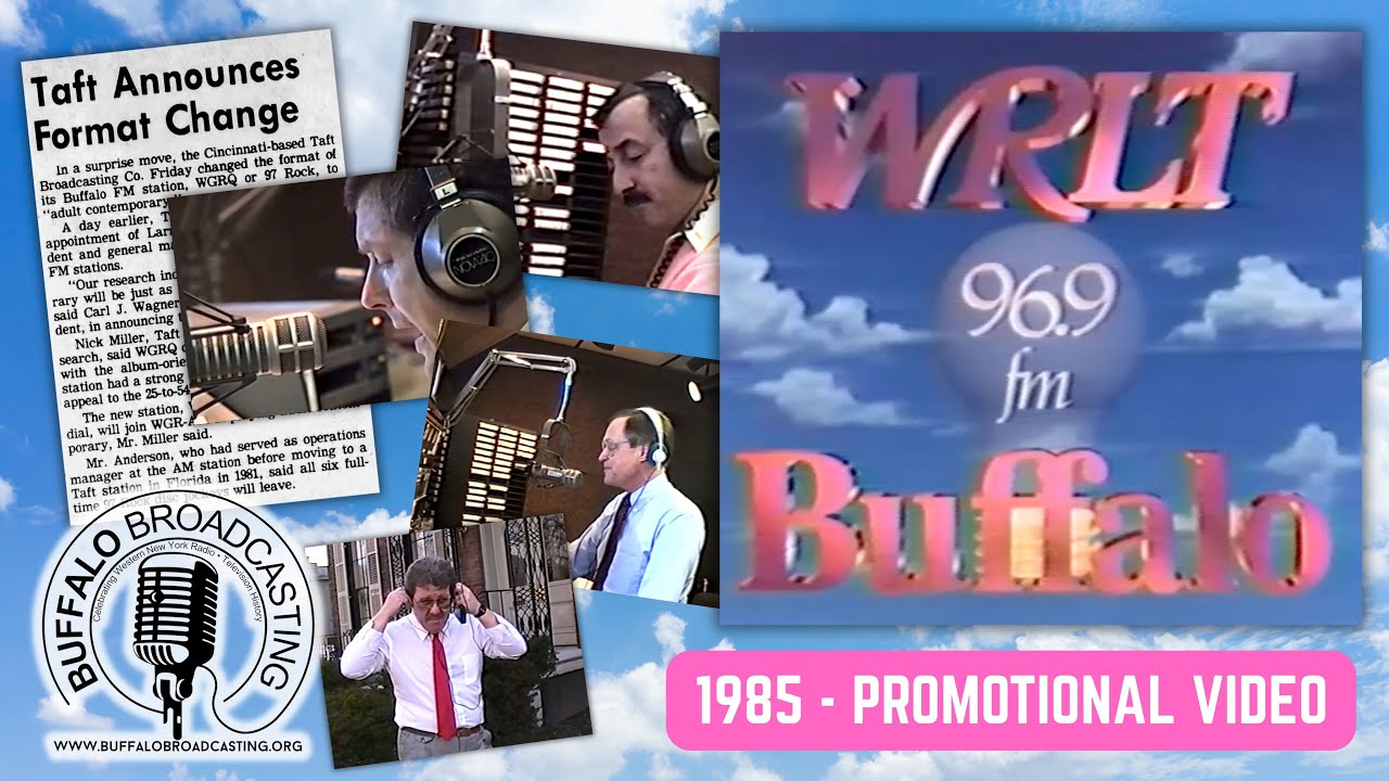 WRLT-FM, 96.9 Promotional Video, Ray Marks, Jerry Reo, Sally Ann Mosey, John Jarrett, Buffalo, NY