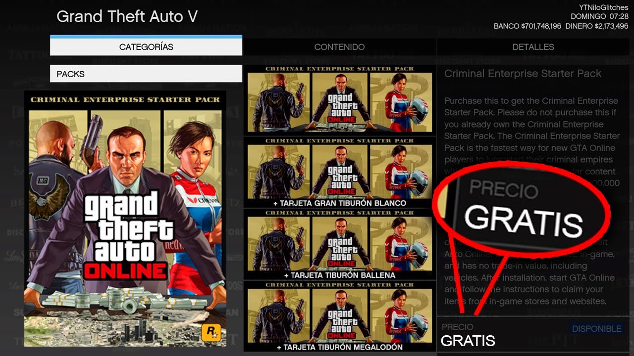 COMO CONSEGUIR EL PACK DE INICIO NEGOCIOS CRIMINALES GRATIS EN GTA 5 ONLINE!