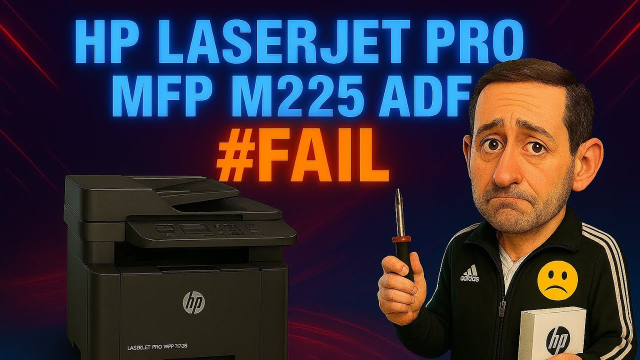 HP LASERJET PRO MFP M225 🖨️ ADF #fail
