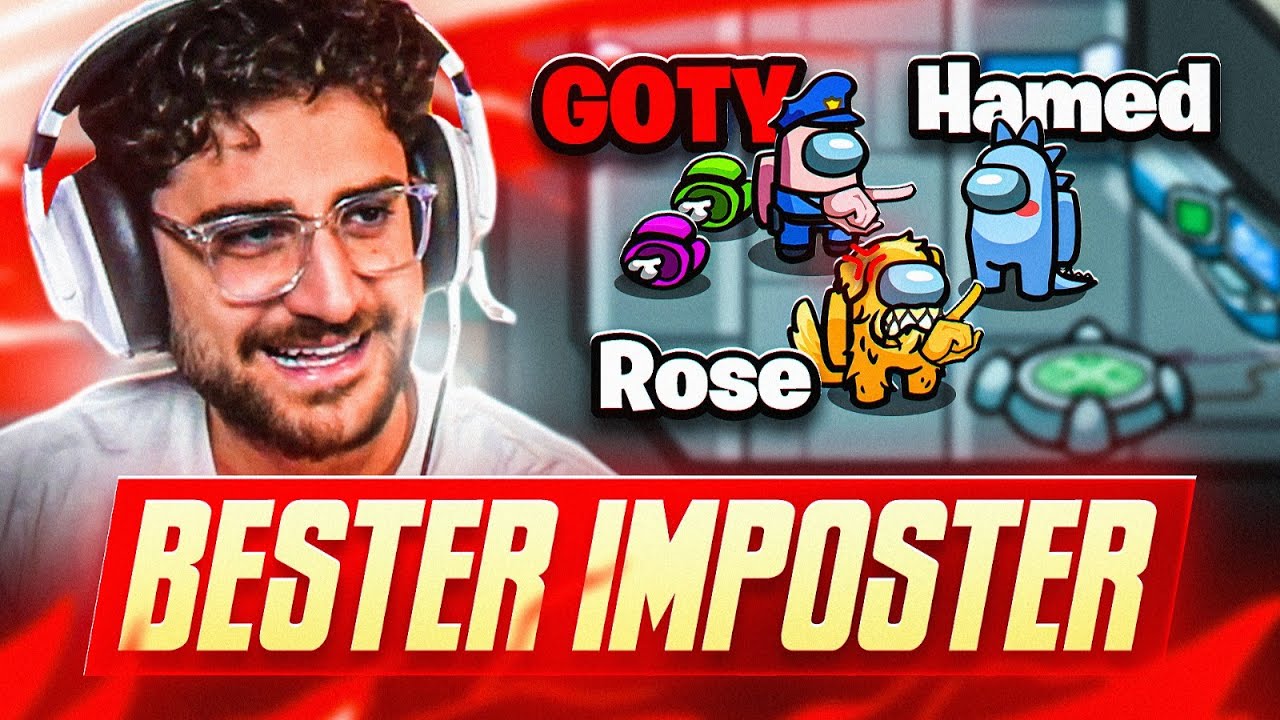DOPPELTER IMPOSTER WIN F&Uuml;R DEN GOTY!🏆 Among Us mit Danny, Hamed, Rose & Co 🔥