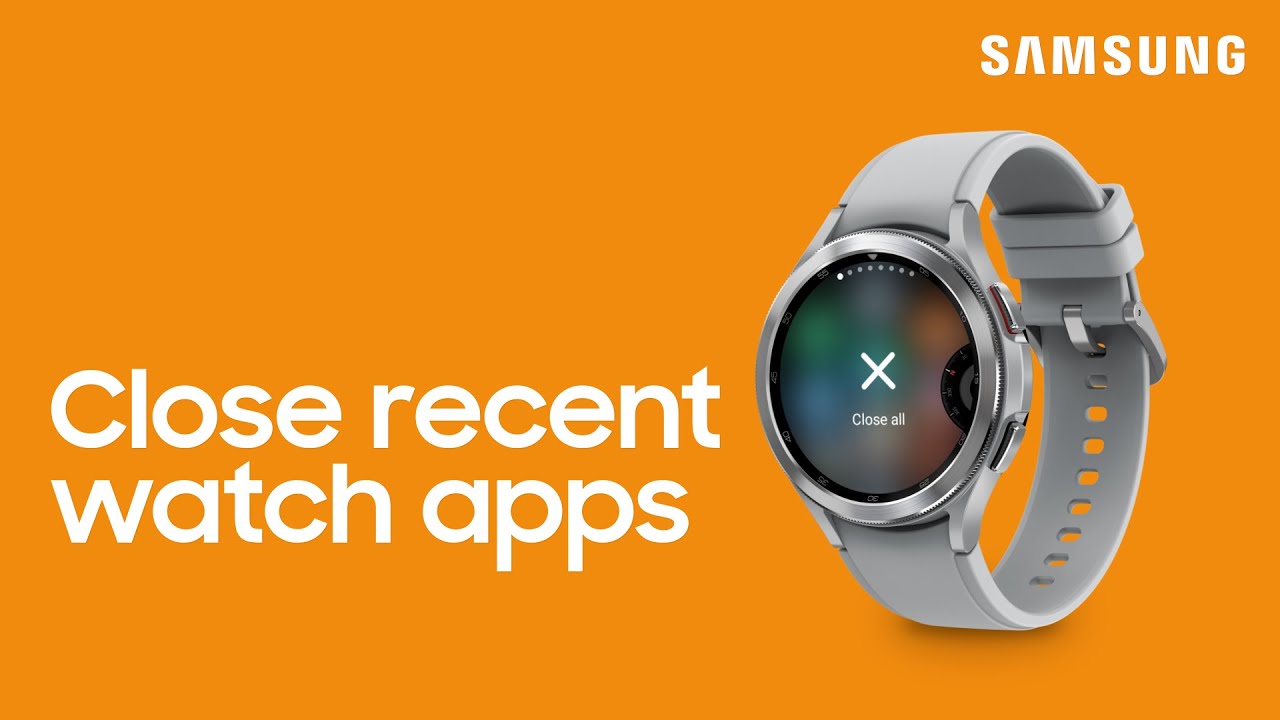 Extend your Galaxy Watch battery by closing recent apps | Samsung US