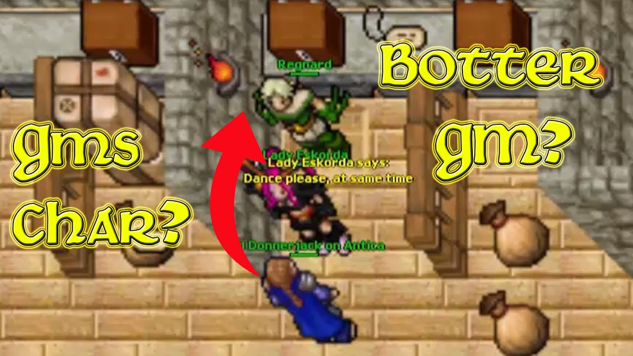 Did GM Donnerjack Bot His Own Player? (Antica 2007 - RL Tibia 8.0) Lady Eskorda