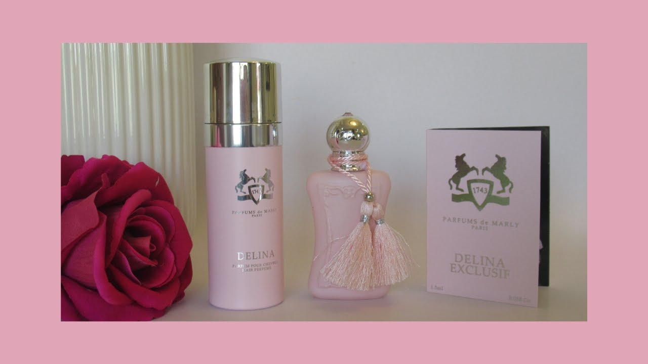 عطر الشعر ديلينا برفيومز دي مارلي و مقارنة مع عطر ديلينا اكسلوسيف و روز راش من جيني كولكشن #عطر#عطور