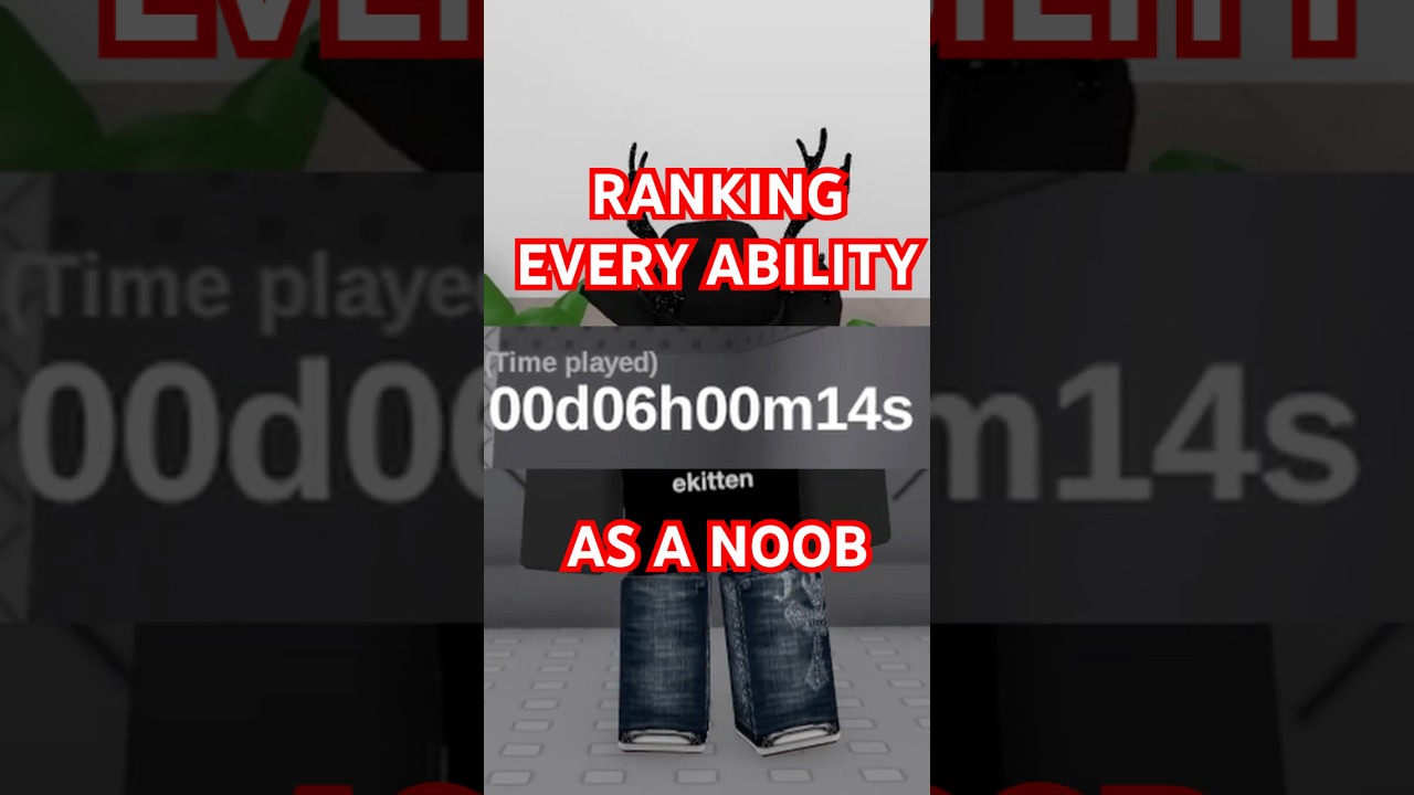 Ranking EVERY Die Of Death Ability As A Noob... #roblox #dieofdeath