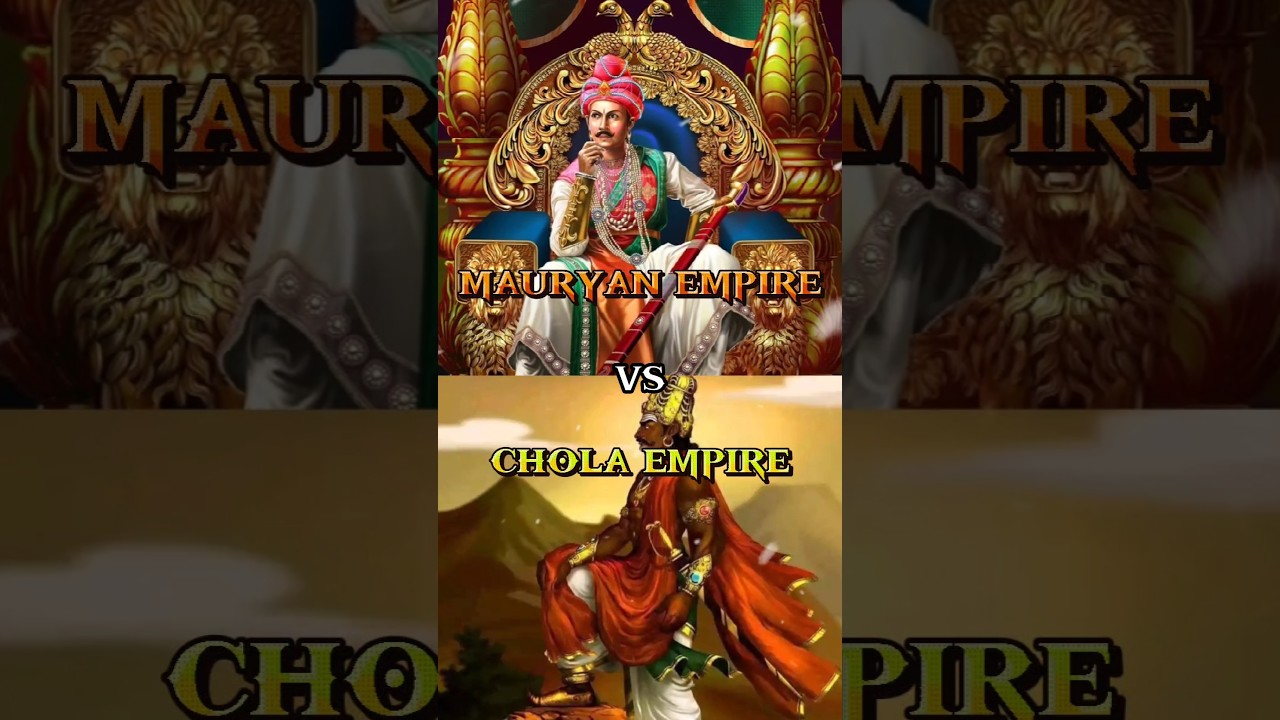 Mauryan Empire vs Chola Empire🔥🥵 #cholas #maurya #cholaempire #vs #history #facts