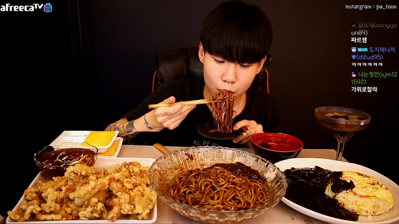 중국집!!! 짜장면, 볶음밥, 바삭한 탕수육까지 먹방 MukBang Eating Show [파투]