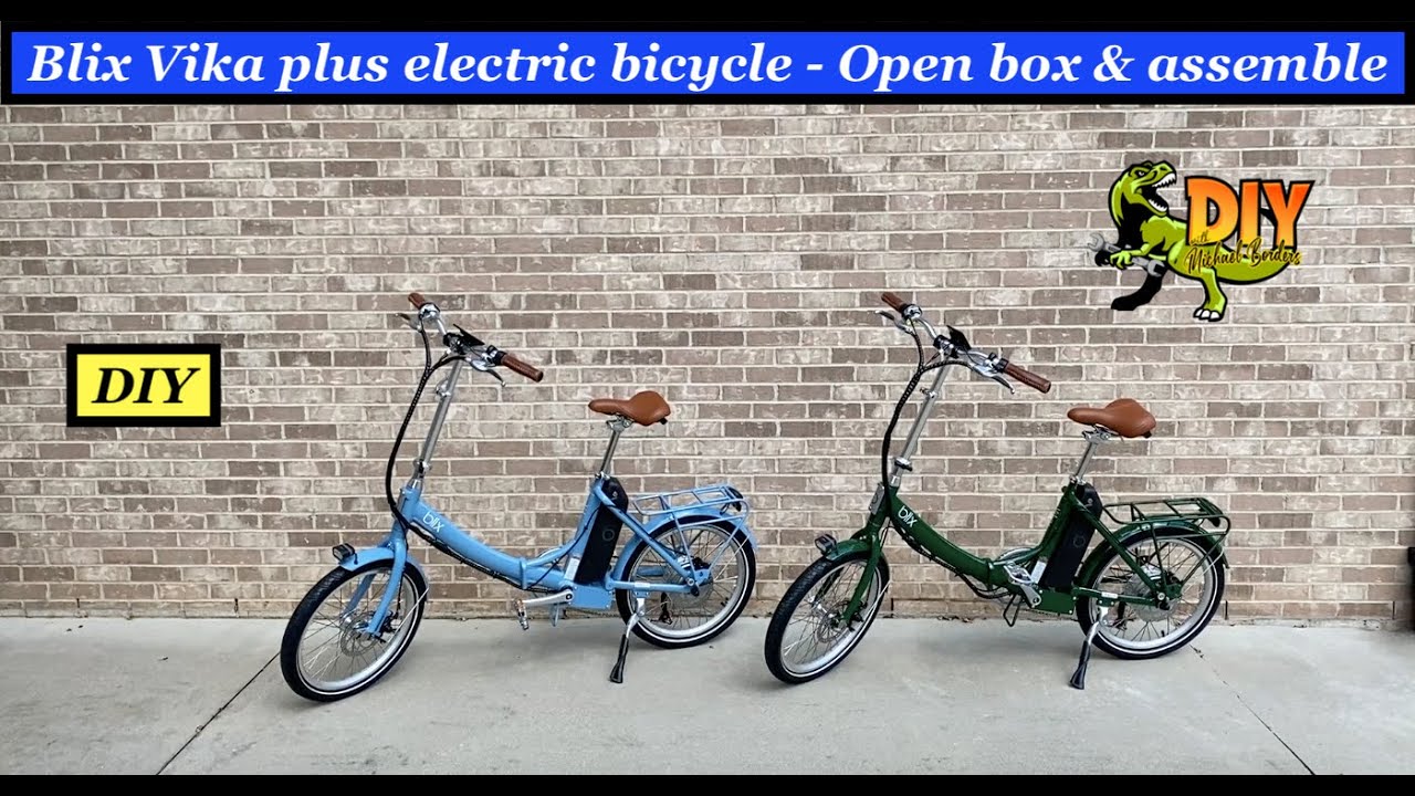 New Blix Vika + electric bike - Open box assemble