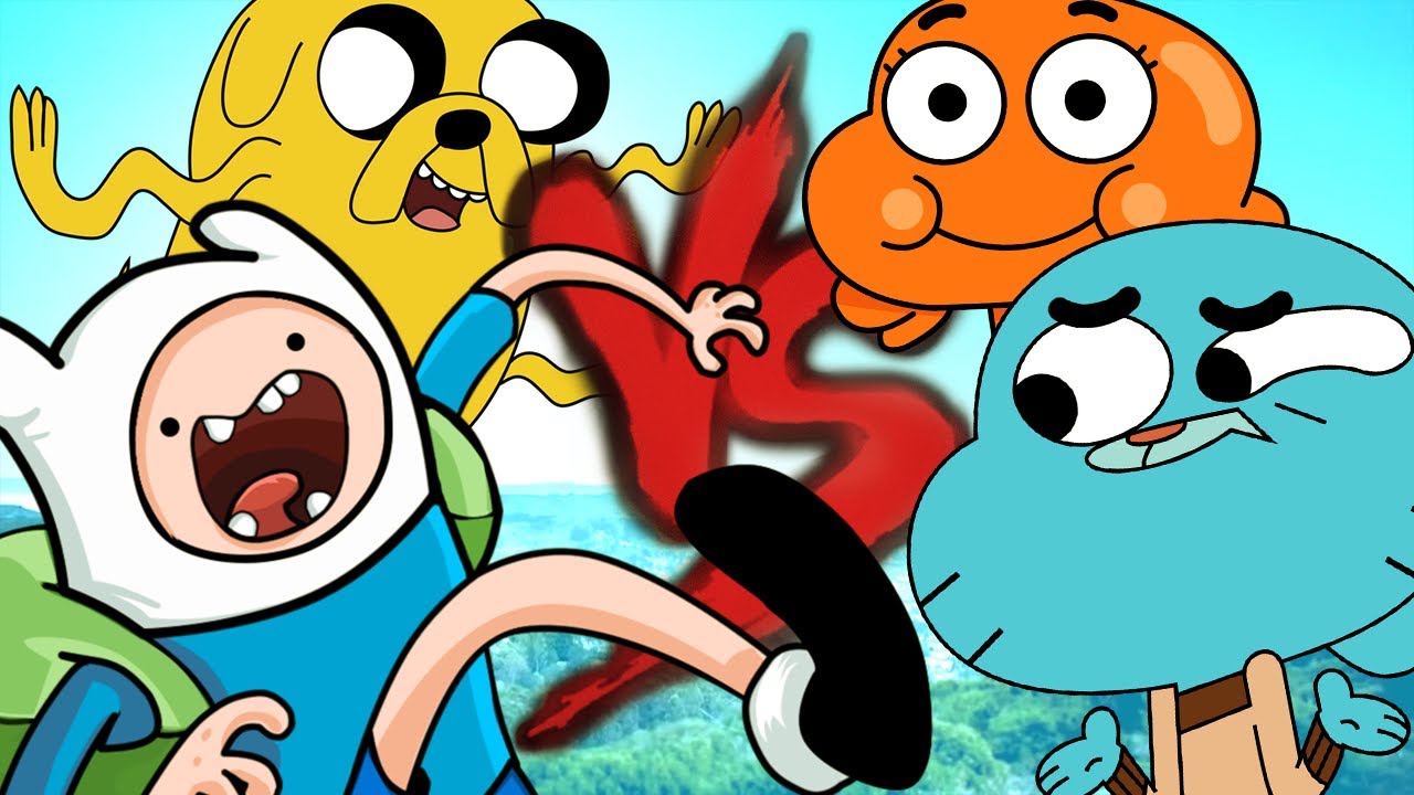 Finn e Jake VS. Gumball e Darwin | Batalha Ninja Part. ZLuiz e Onix