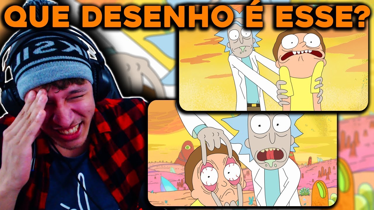 ESSE DESENHO É MUITO... | Rick and Morty 1X01 REACT
