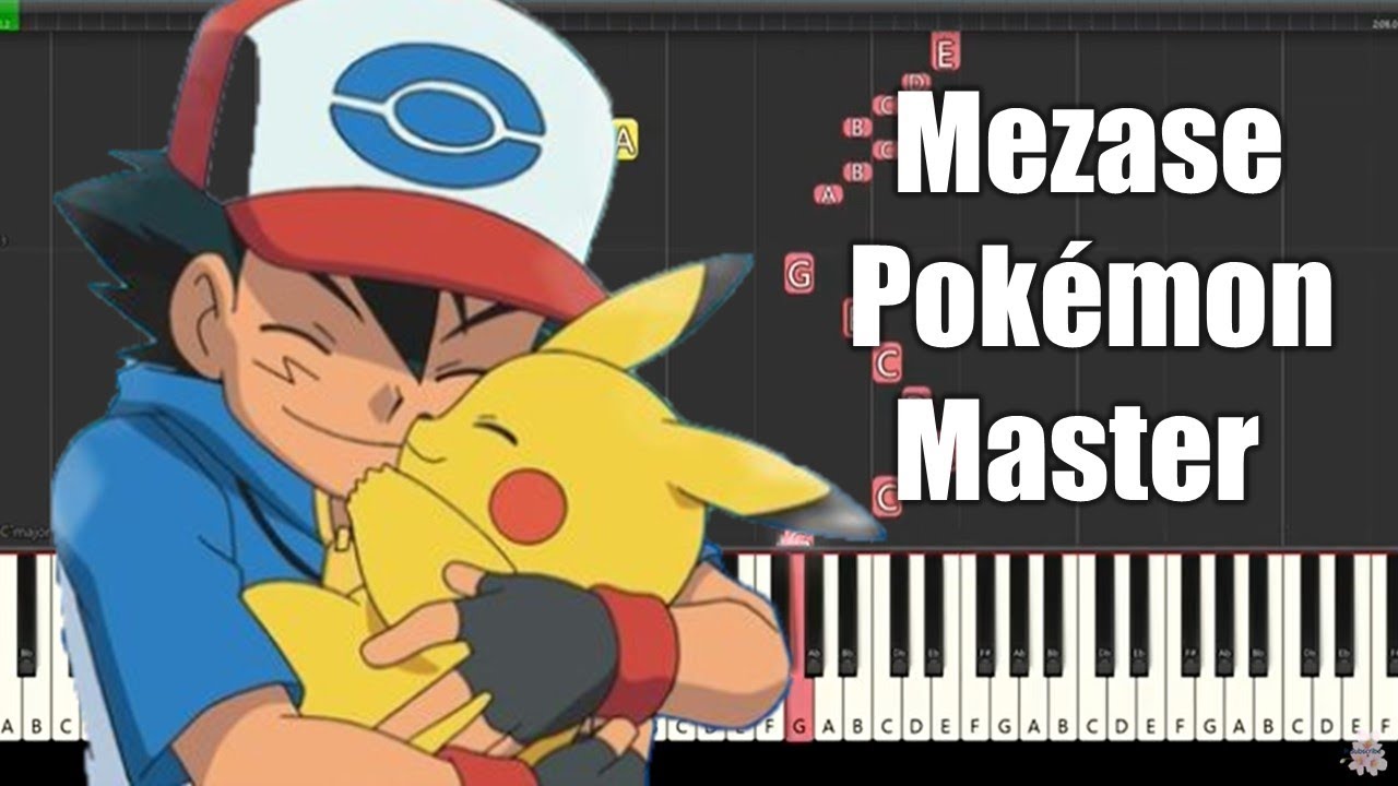 Mezase Pokémon Master -with my friends- (Piano Tutorial)
