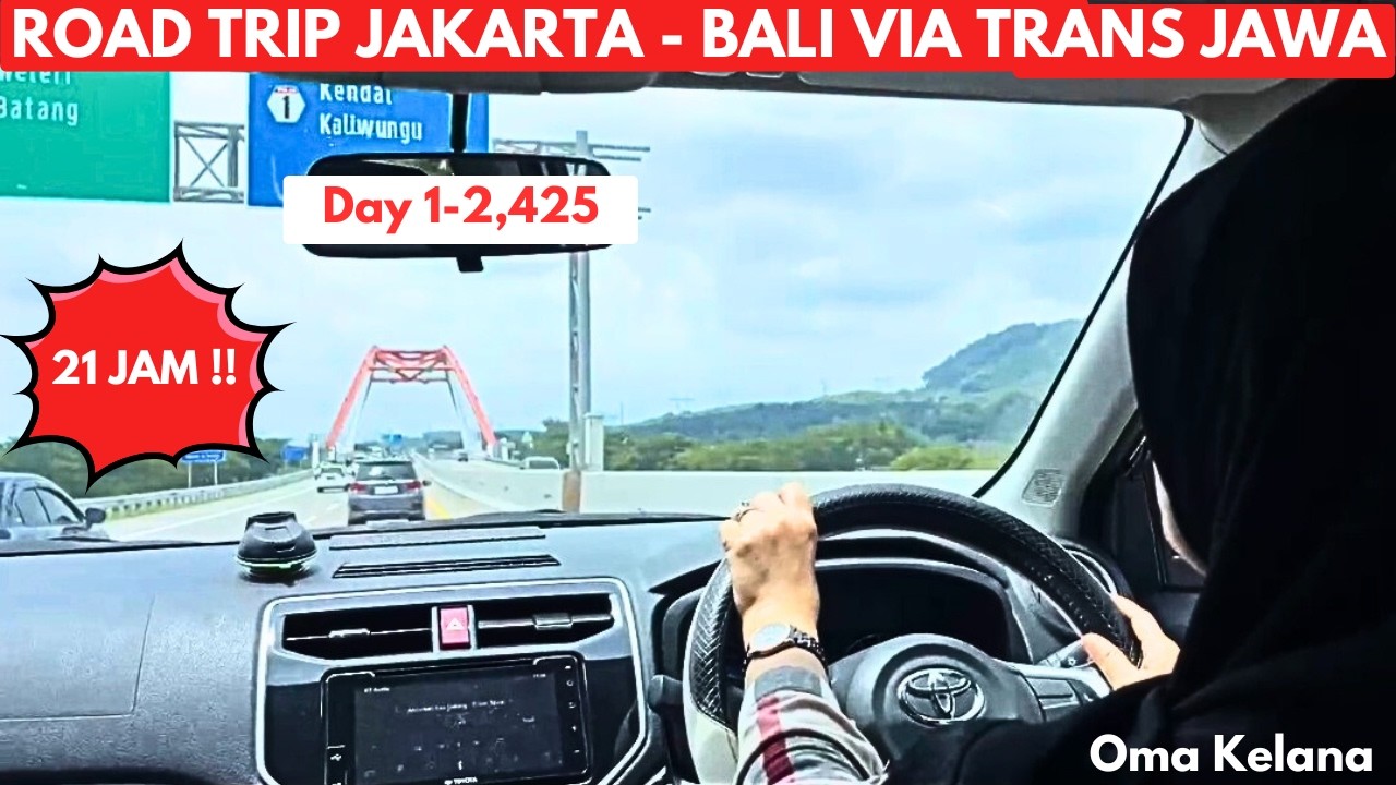ROAD TRIP JAKARTA - BALI‼️VIA TOL TRANS JAWA DI LEBARAN IDUL FITRI HARI KE-2‼️@Oma Kelana