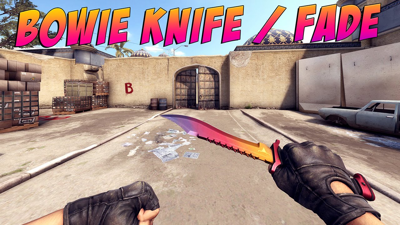 CS:GO - Bowie Knife (Fade) Gameplay
