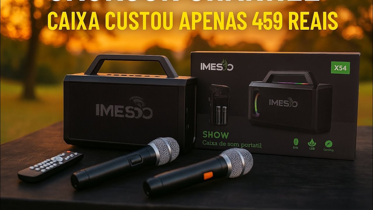O primeiro vídeo da Imenso X54. Primeiras impressões da caixa da Imenso.