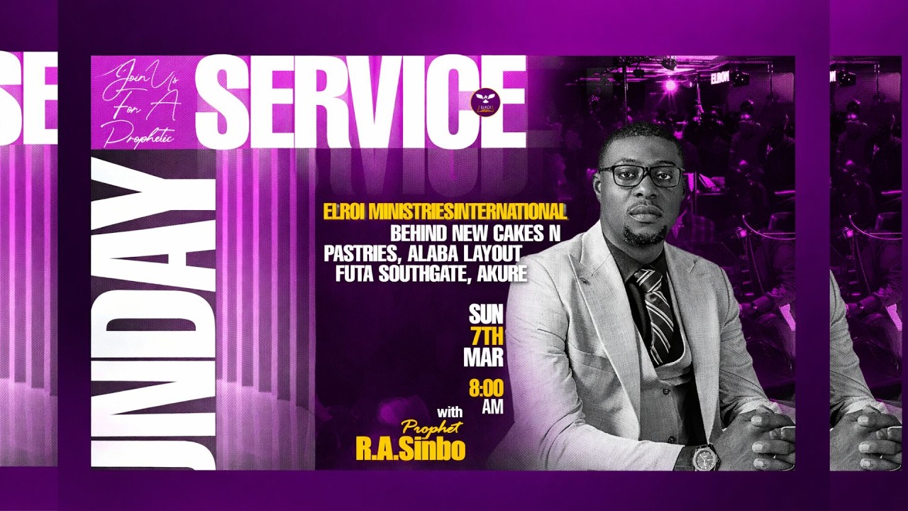 SUNDAY PROPHETIC SERVICE || With Prophet R.A. Sinbo || MARCH-08-2026