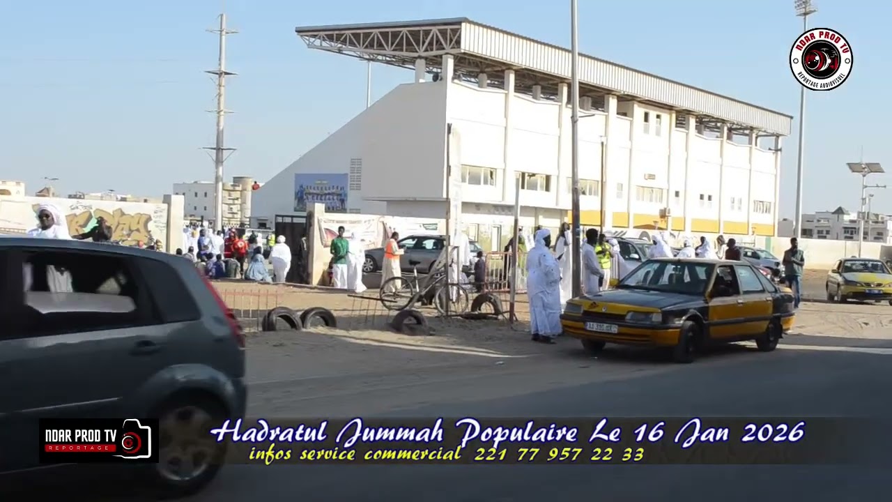 Hadaratul Jummah Populaire le 16 jan 2026 a Stade mawade wade st louis   Parti 1