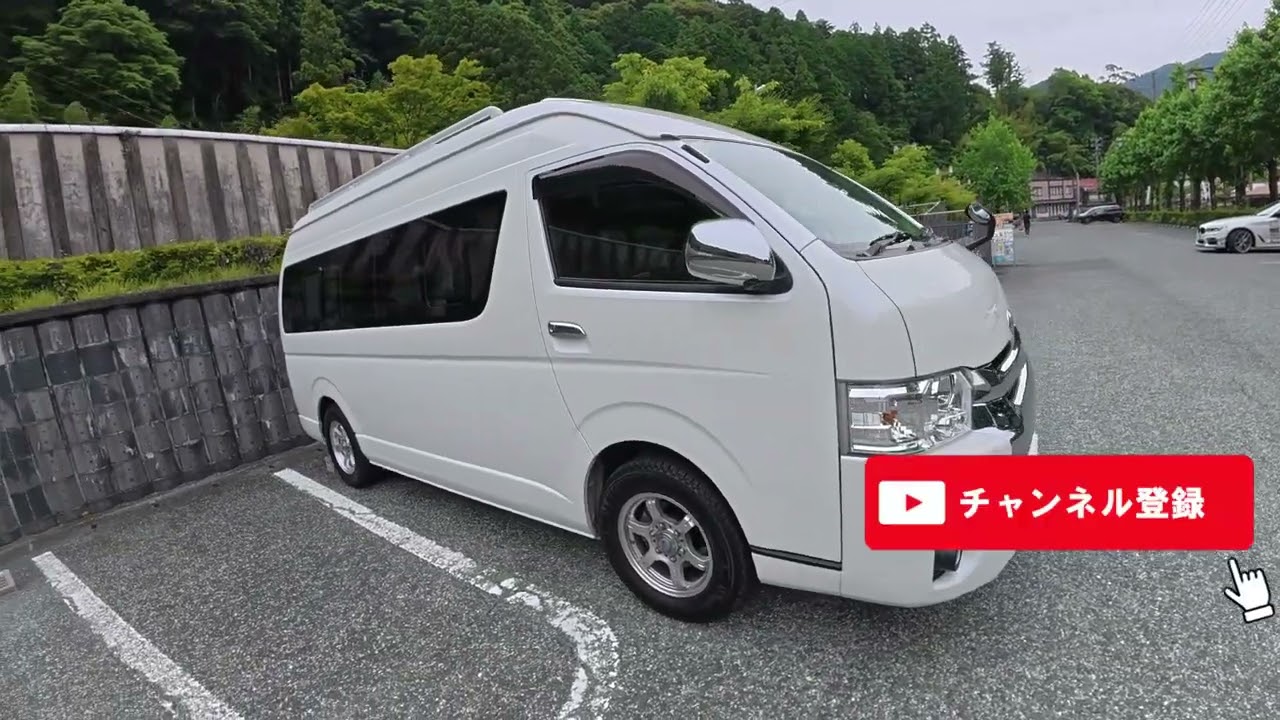 納車、初の車中泊［ハイエース車中泊•50代•夫婦］